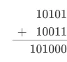 binary addition