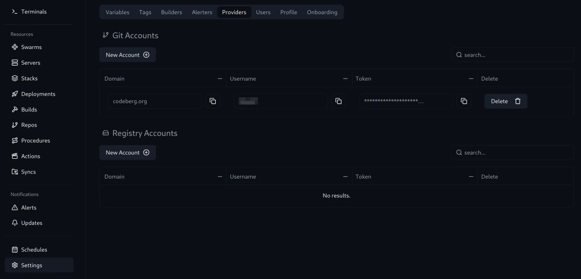 Komodo configuration